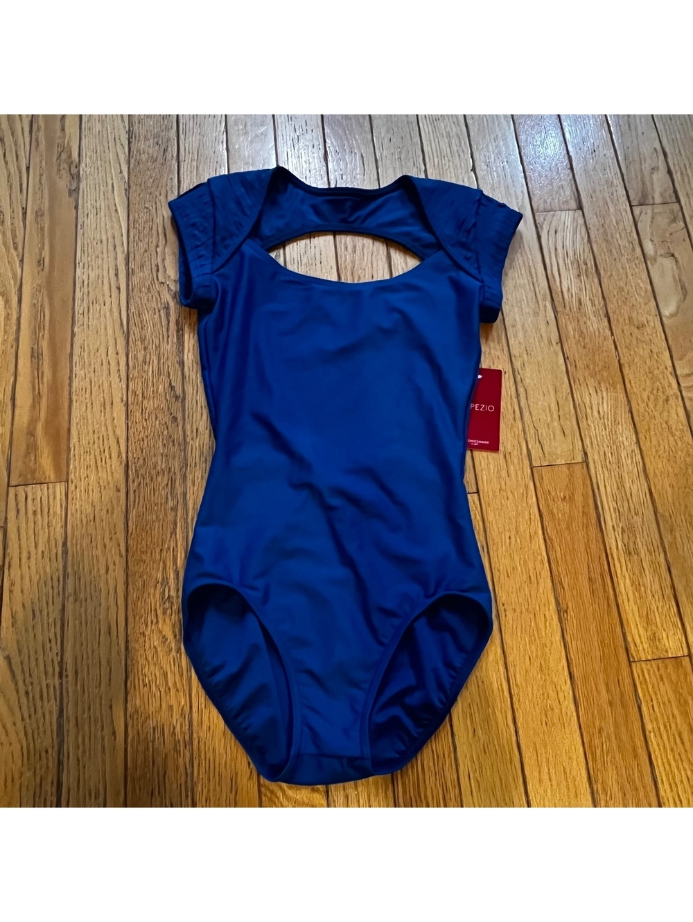 Capezio West Side Leotard Small Blue Bradon x Capezio